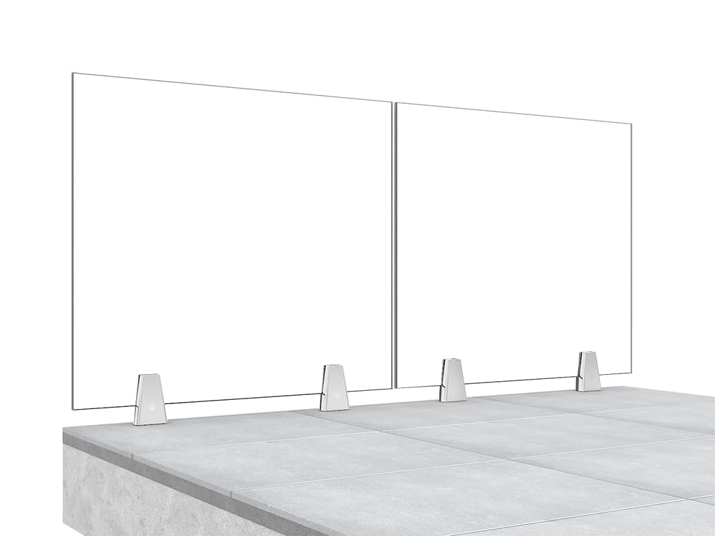 Garde-corps terrasse GLASSFIT CC-780 vue int&eacute;rieure